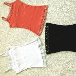 Girls Justice Braless Cami, set of 3, Size 14